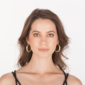 Sheila Fajl, Accessories - Jewelry,  Sheila Fajl - Chantal Thick Hoop Earrings
