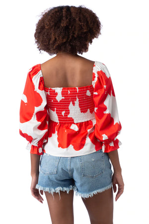 Shelby Poppy Top - Eden Lifestyle