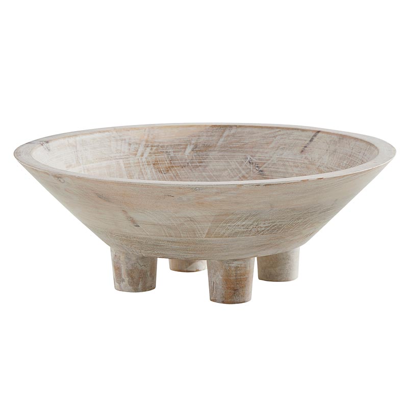 Small Footed Wooden Bowl - Eden Lifestyle