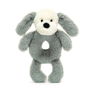Jellycat, Gifts - Stuffed Animals,  Jellycat Smudge Puppy Ring Rattle