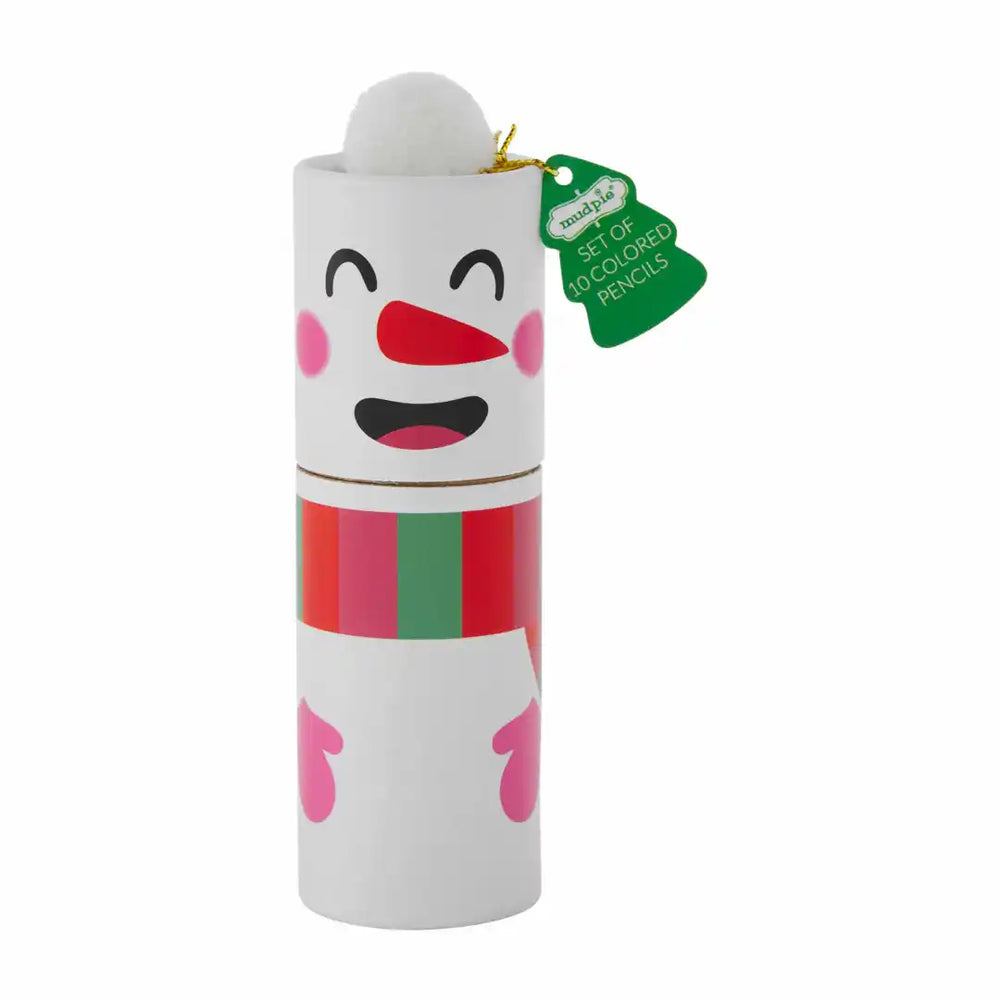 Snowman Christmas Colored Pencil Set - Eden Lifestyle