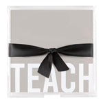Teach Square Acrylic Notepaper Tray - Eden Lifestyle