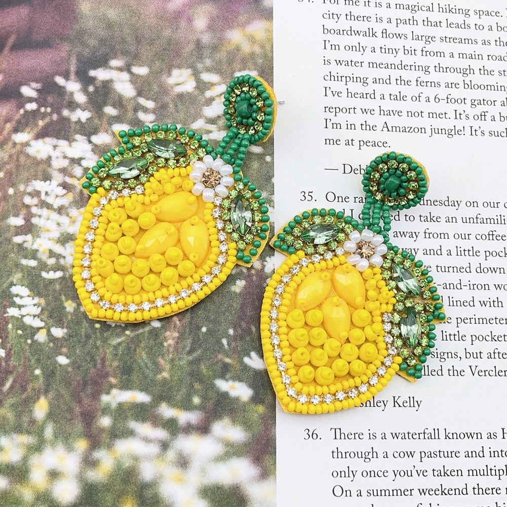 Squeeze Lemon Earring - Eden Lifestyle