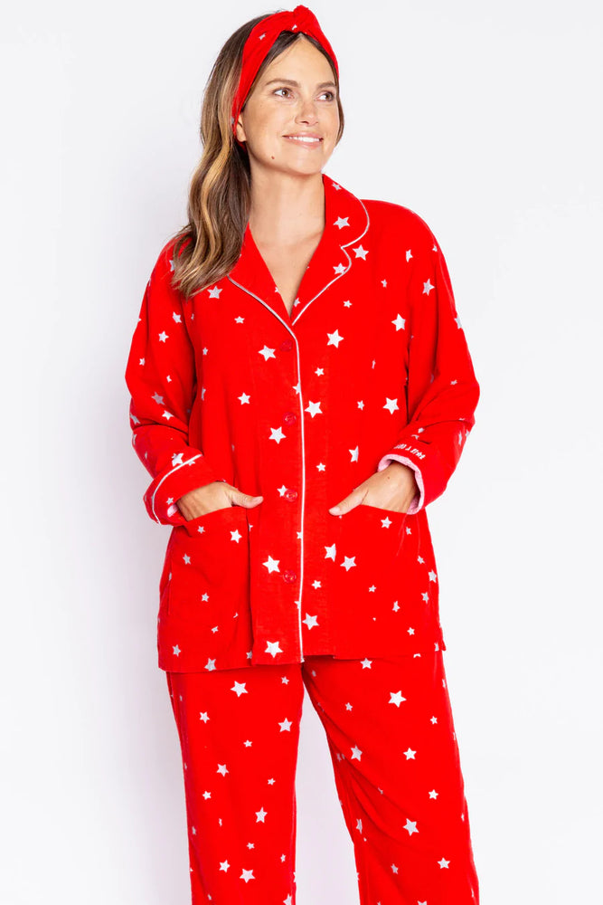 Stars Flannel PJ Set - Eden Lifestyle