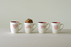 Stoneware Christmas Mug w/ Sayings - Eden Lifestyle