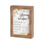 Strong Woman Framed Sign - Eden Lifestyle