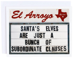 El Arroyo Subordinate Clauses Card - Eden Lifestyle