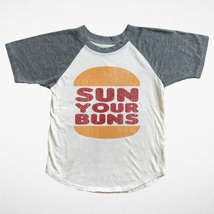 Tiny Whales, Baby Boy Apparel - Tees,  Sun Your Buns Tee