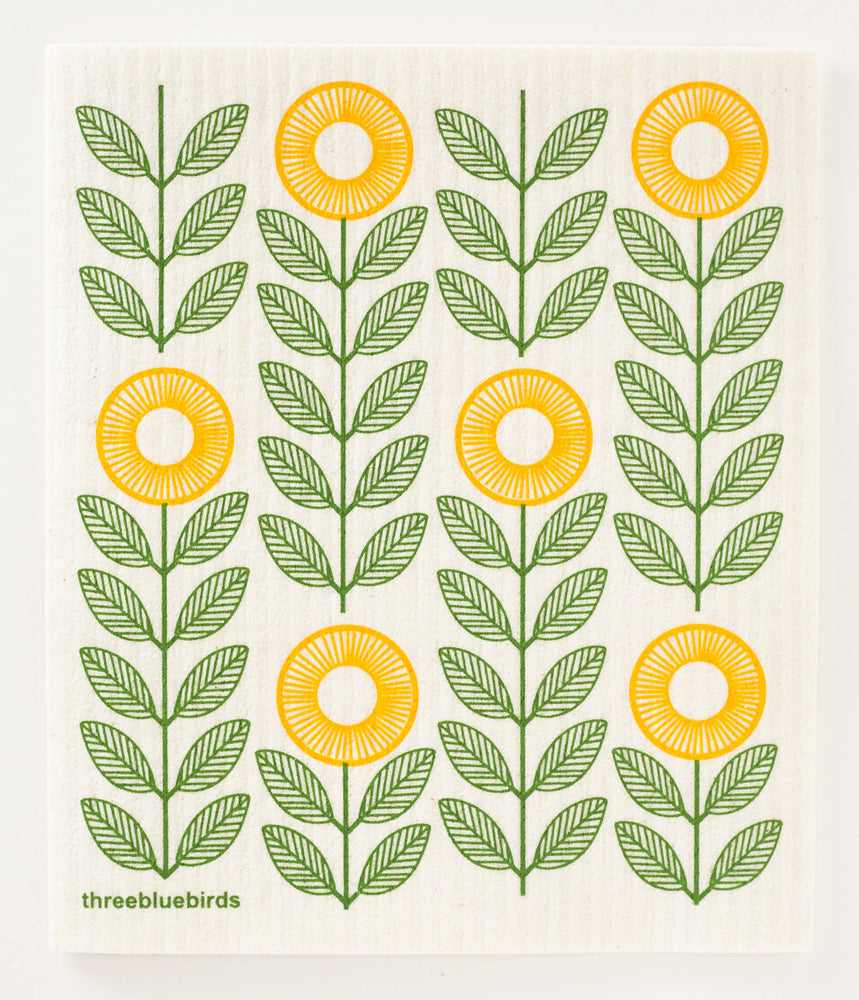 Sunflowers Swedish Dishcloth - Eden Lifestyle