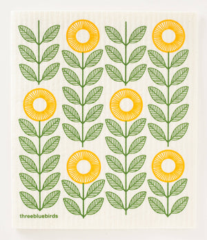 Sunflowers Swedish Dishcloth - Eden Lifestyle