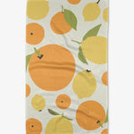 Sunny Lemons And Oranges Kitchen Tea Towel - Eden Lifestyle