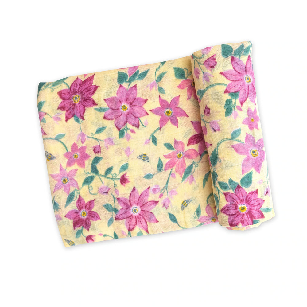 Clematis Swaddle Blanket - Eden Lifestyle