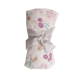 Dreamy Meadow Floral Swaddle Blanket - Eden Lifestyle