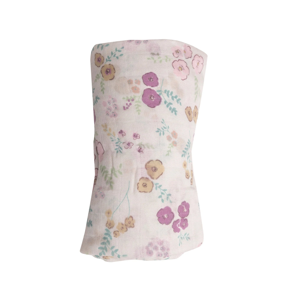 Dreamy Meadow Floral Swaddle Blanket - Eden Lifestyle