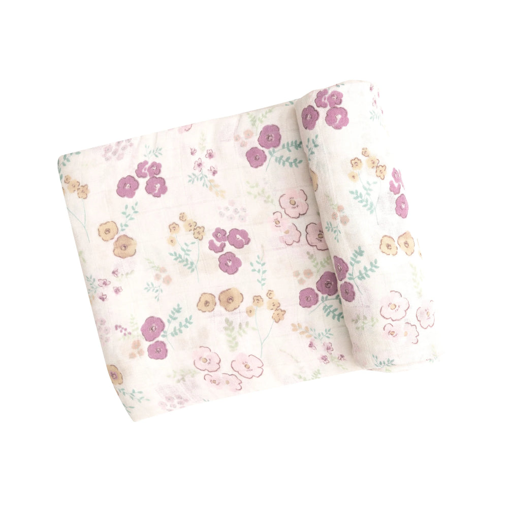 Dreamy Meadow Floral Swaddle Blanket - Eden Lifestyle