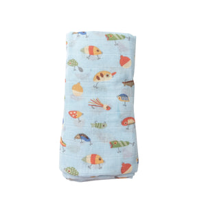 Fishing Lures Swaddle Blanket - Eden Lifestyle