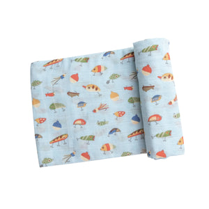 Fishing Lures Swaddle Blanket - Eden Lifestyle