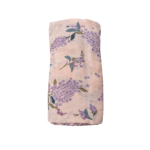 Lilacs Swaddle Blanket - Eden Lifestyle