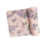 Lilacs Swaddle Blanket - Eden Lifestyle