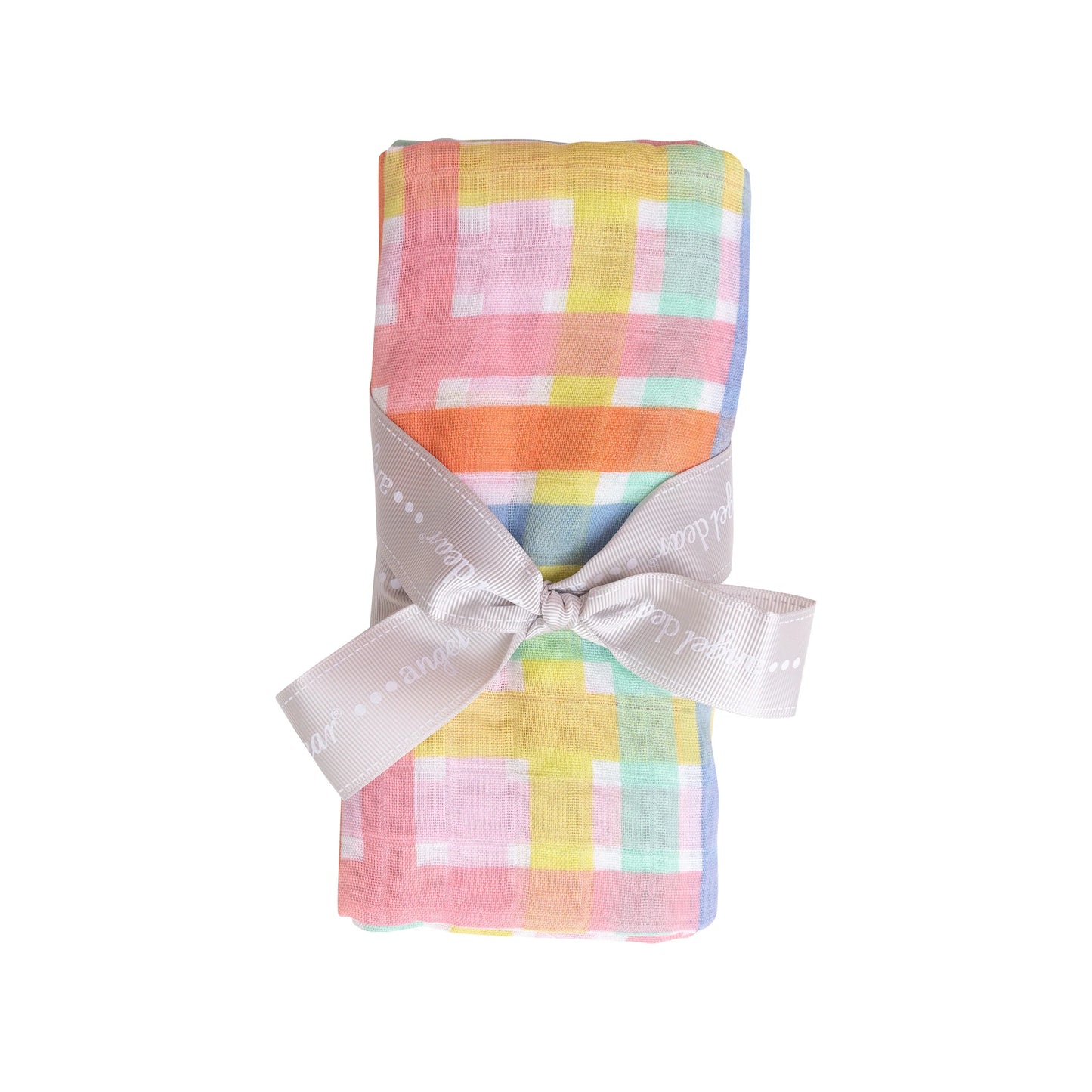 Multicolor Plaid Swaddle Blanket - Eden Lifestyle