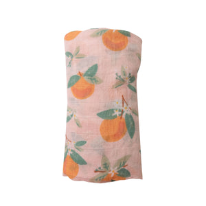 Orange Blossom Swaddle Blanket - Eden Lifestyle