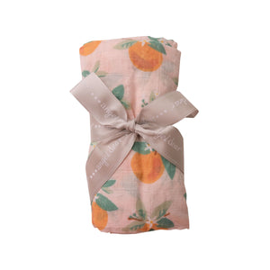Orange Blossom Swaddle Blanket - Eden Lifestyle