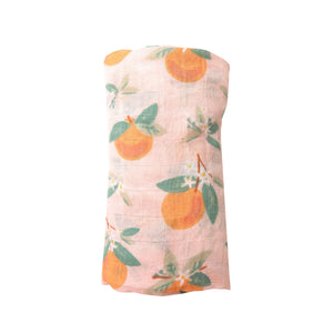 Pretty Peaches Swaddle Blanket - Eden Lifestyle