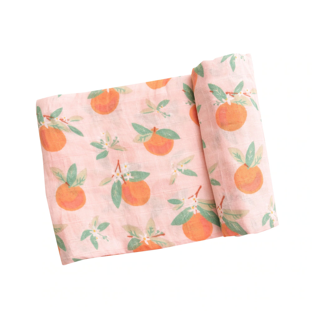 Pretty Peaches Swaddle Blanket - Eden Lifestyle