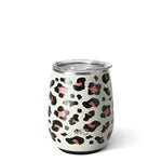 Swig, Home - Drinkware,  Swig - Luxy Leopard Stemless Wine Cup (14oz)