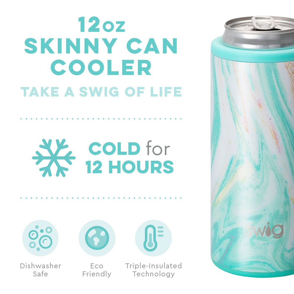 Swig, Home - Drinkware,  Swig - Wanderlust Skinny Can Cooler (12oz)