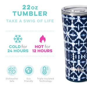 Swig Indigo Isles Tumbler (22oz) - Eden Lifestyle