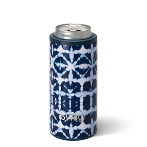 Swig Indigo Isles Skinny Can Cooler (12oz) - Eden Lifestyle