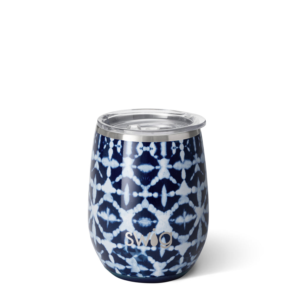 Swig Indigo Isles Stemless Cup (14oz) - Eden Lifestyle