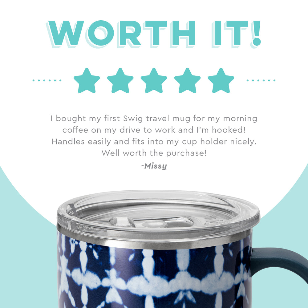 Swig Indigo Isles Travel Mug (18oz) - Eden Lifestyle