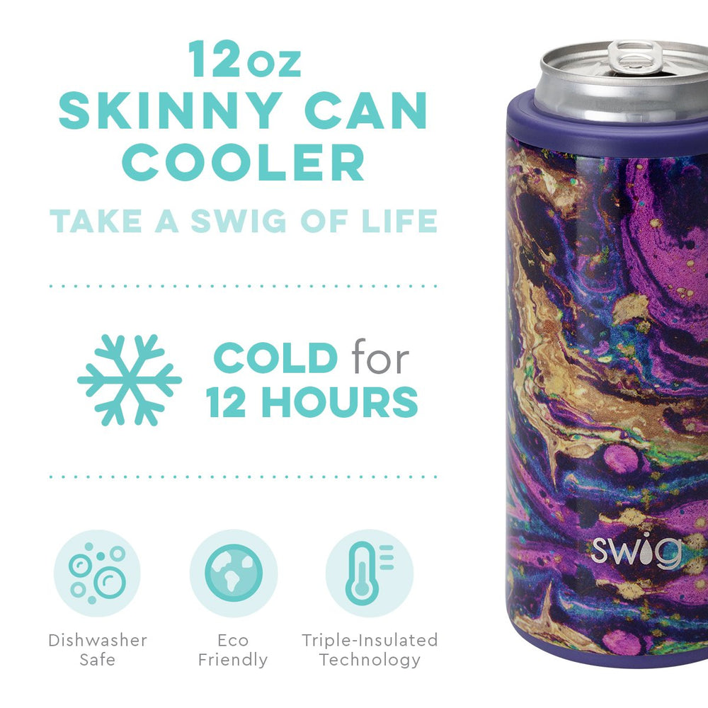 Swig, Home - Drinkware,  Swig Purple Reign Skinny Can Cooler (12oz)