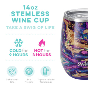 Swig, Home - Drinkware,  Swig Purple Reign Stemless Wine Cup (14oz)