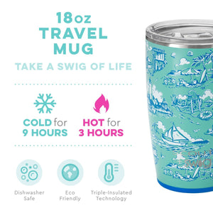 Swig SCOUT+Swig Coastal Rica Travel Mug (18oz) - Eden Lifestyle