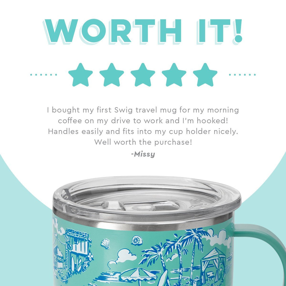 Swig SCOUT+Swig Coastal Rica Travel Mug (18oz) - Eden Lifestyle