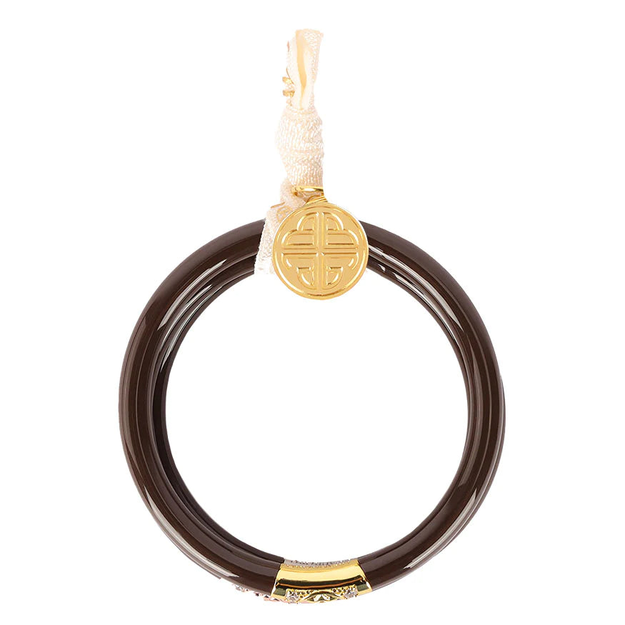 BuDhaGirl THREE KINGS ALL WEATHER BANGLES® (AWB®) - CHOCOLATE - Eden Lifestyle