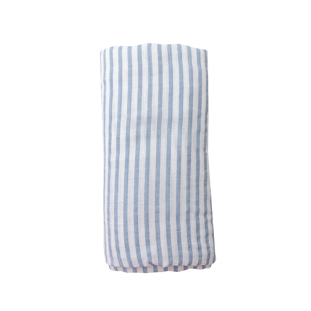 Ticking Stripe Swaddle Blanket - Eden Lifestyle