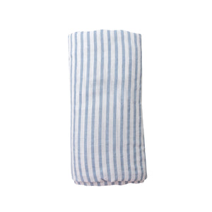 Ticking Stripe Swaddle Blanket - Eden Lifestyle