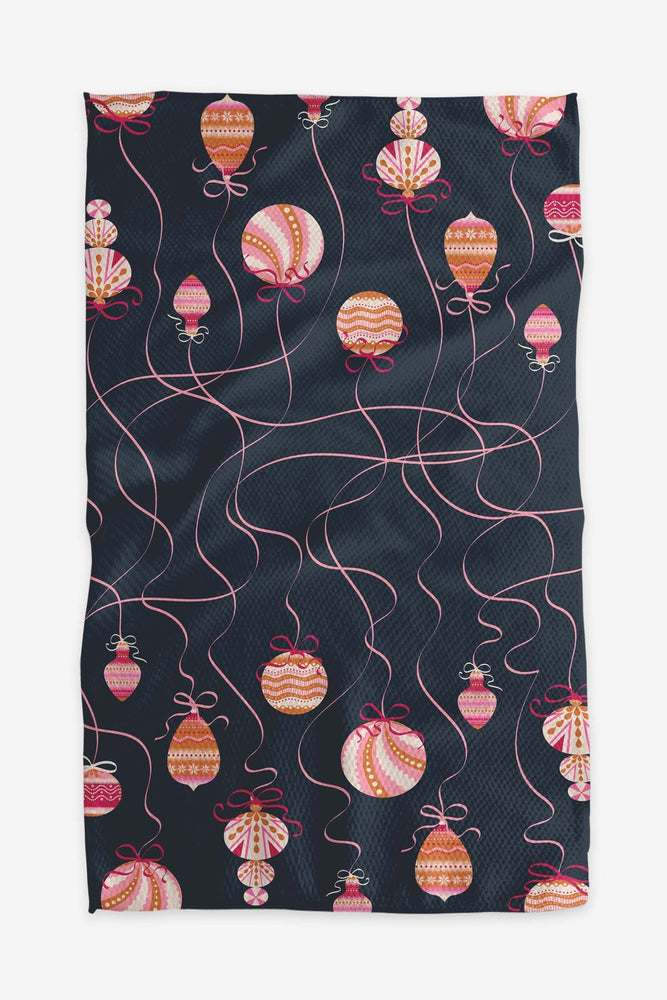 Geometry Bauble Ribbons Kitchen Towel - Eden Lifestyle