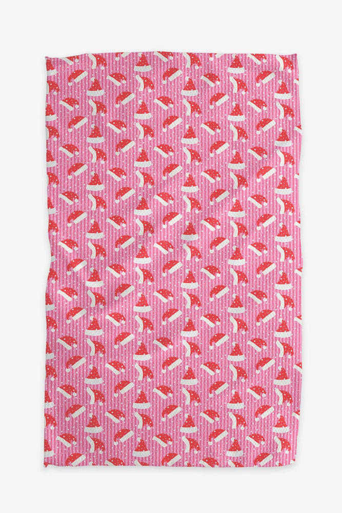 Geometry Holly Jolly Hats Kitchen Towel - Eden Lifestyle