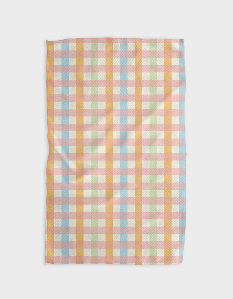 Geometry Table For Two Colors Kitchen Tea Towel - Eden Lifestyle