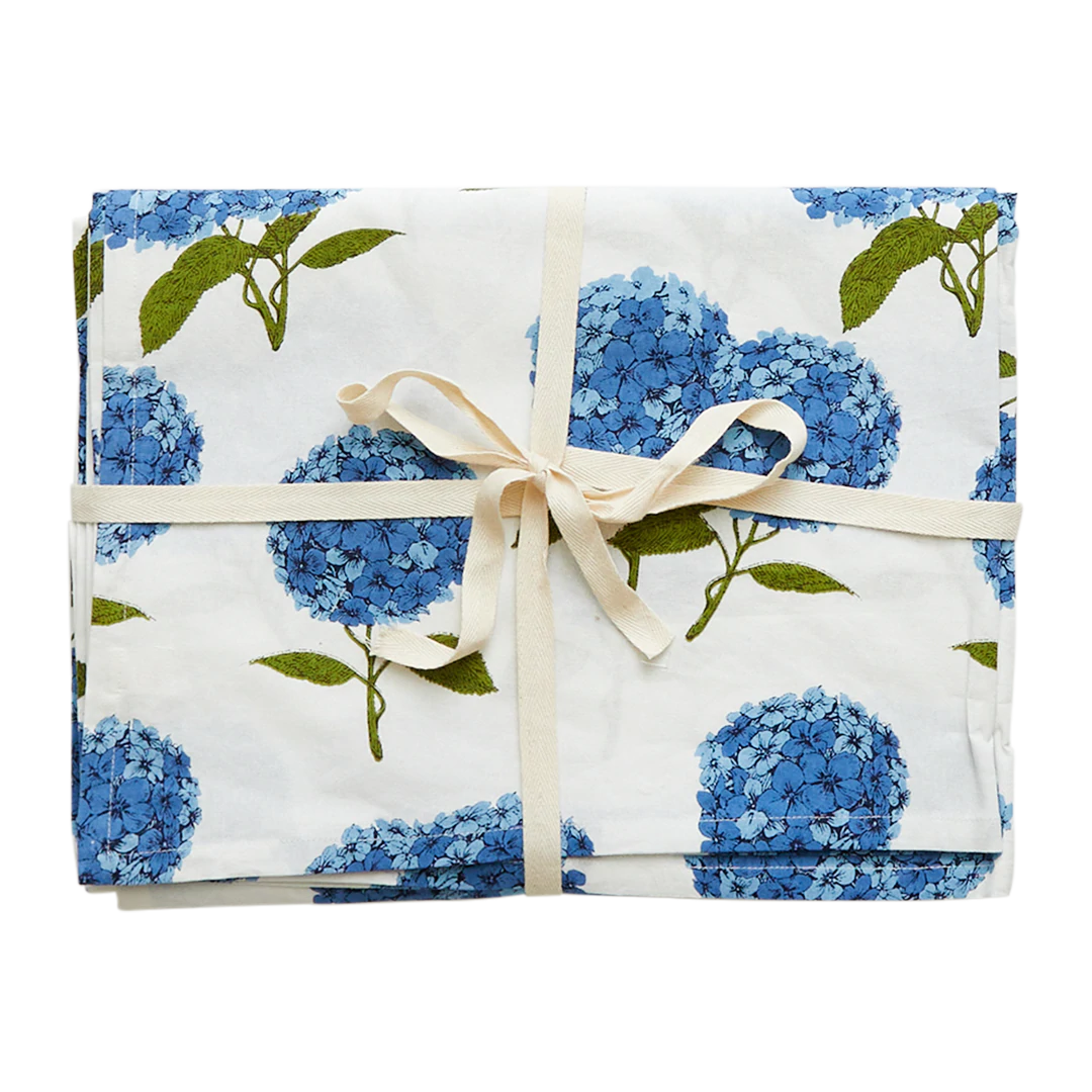 Tablecloth - Blue Hydrangeas - Eden Lifestyle