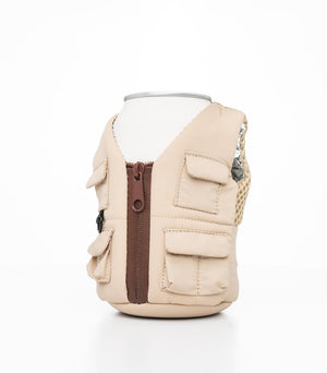 Tan Beverage Adventure Vest - Eden Lifestyle