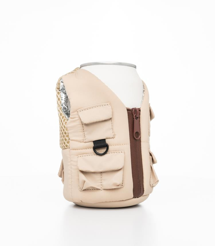 Tan Beverage Adventure Vest - Eden Lifestyle