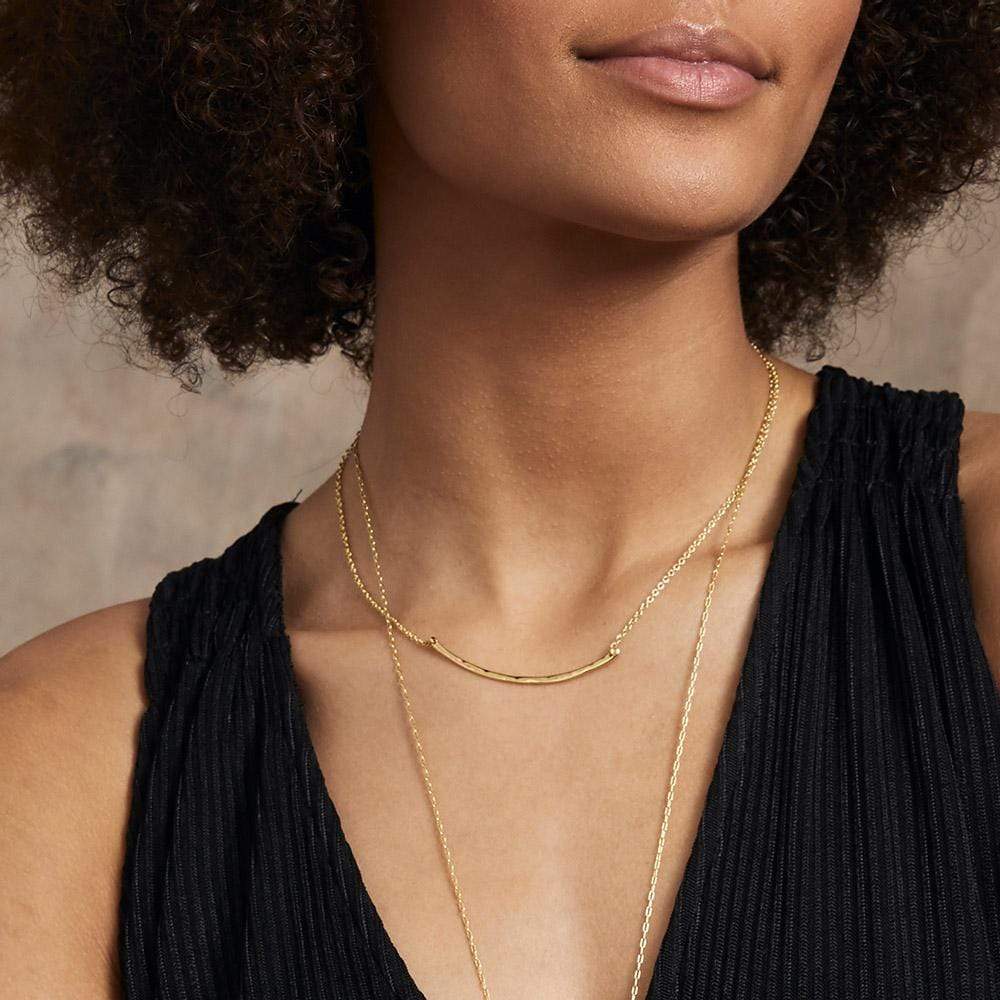 Gorjana taner shop bar necklace