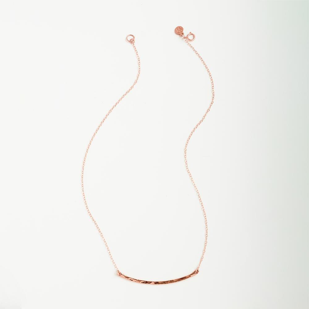 Gorjana, Accessories - Jewelry,  Gorjana - Taner Bar Small Necklace - Rose Gold