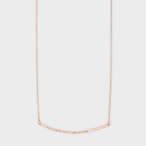 Gorjana, Accessories - Jewelry,  Gorjana - Taner Bar Small Necklace - Rose Gold